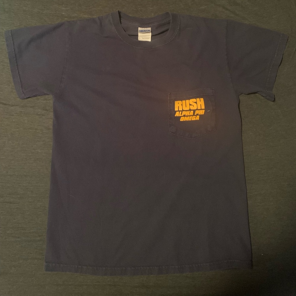 Mens small Alpha Phi Omega Rush T Shirt